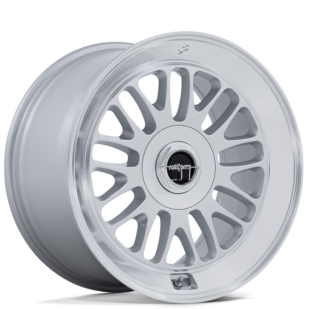 Rotiform Wheels RC214 SCP 19x8.5/19x11 Gloss Silver Diamond Cut Lip (4pcs) B2