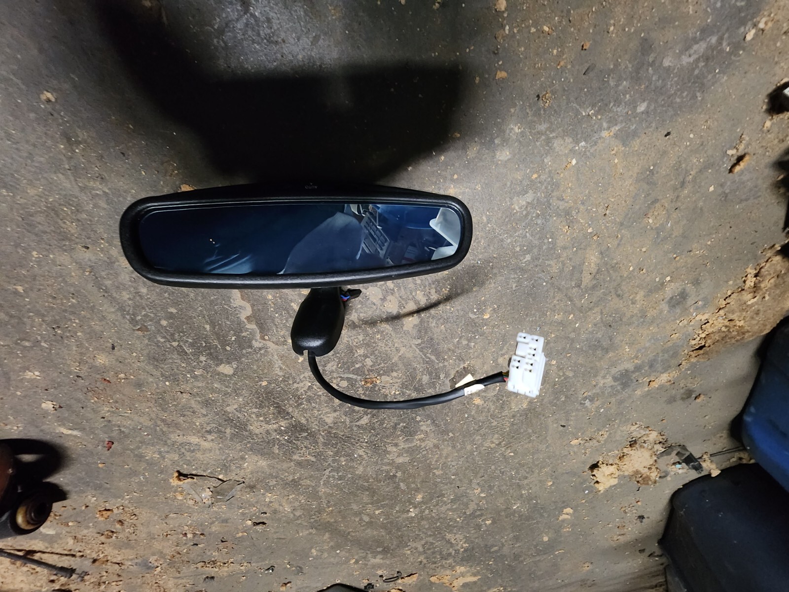1998-2003 JAGUAR XJ8 VANDEN PLAS XK8 REAR VIEW  INTERIOR MIRROR WHITE CONNECTOR