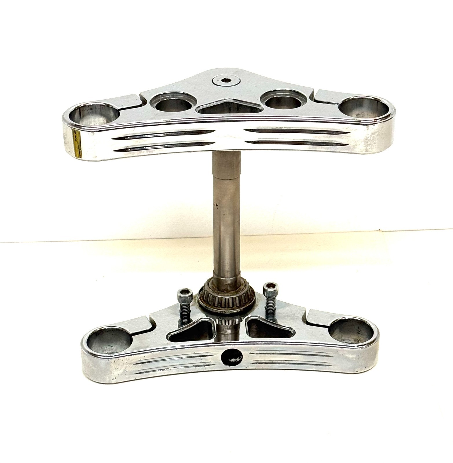 Mid 90\'s Original Arlen Ness Triple Tree Mid Glide 39mm HARLEY CHROME Vintage Mid 90\'s Original Arlen Ness Triple Tree Mid Glide 39mm HARLEY CHROME Vintage