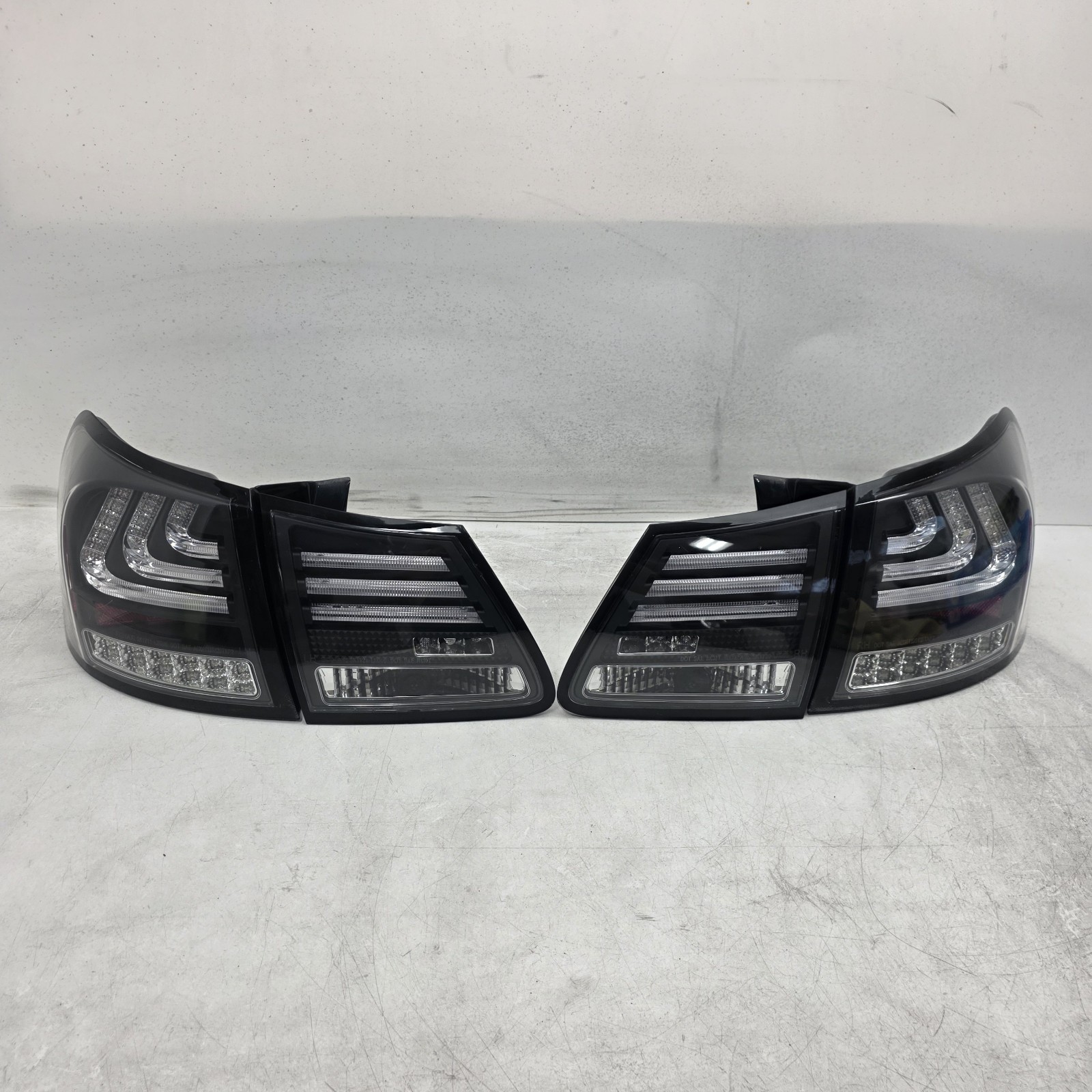 06-11 Lexus GS300 GS350 GS430 GS450h Replacement Black LED Tail Lights Set Pair 06-11 Lexus GS300 GS350 GS430 GS450h Replacement Black LED Tail Lights Set Pair