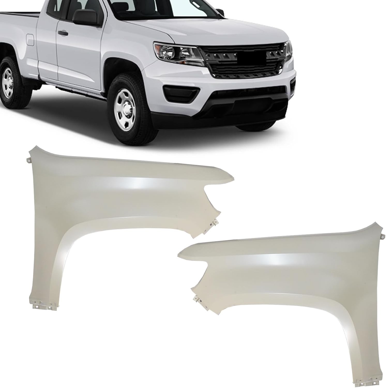 For Colorado 2015-2022 21 Front Fender Steel Left+Right Pair 23373629 23354494