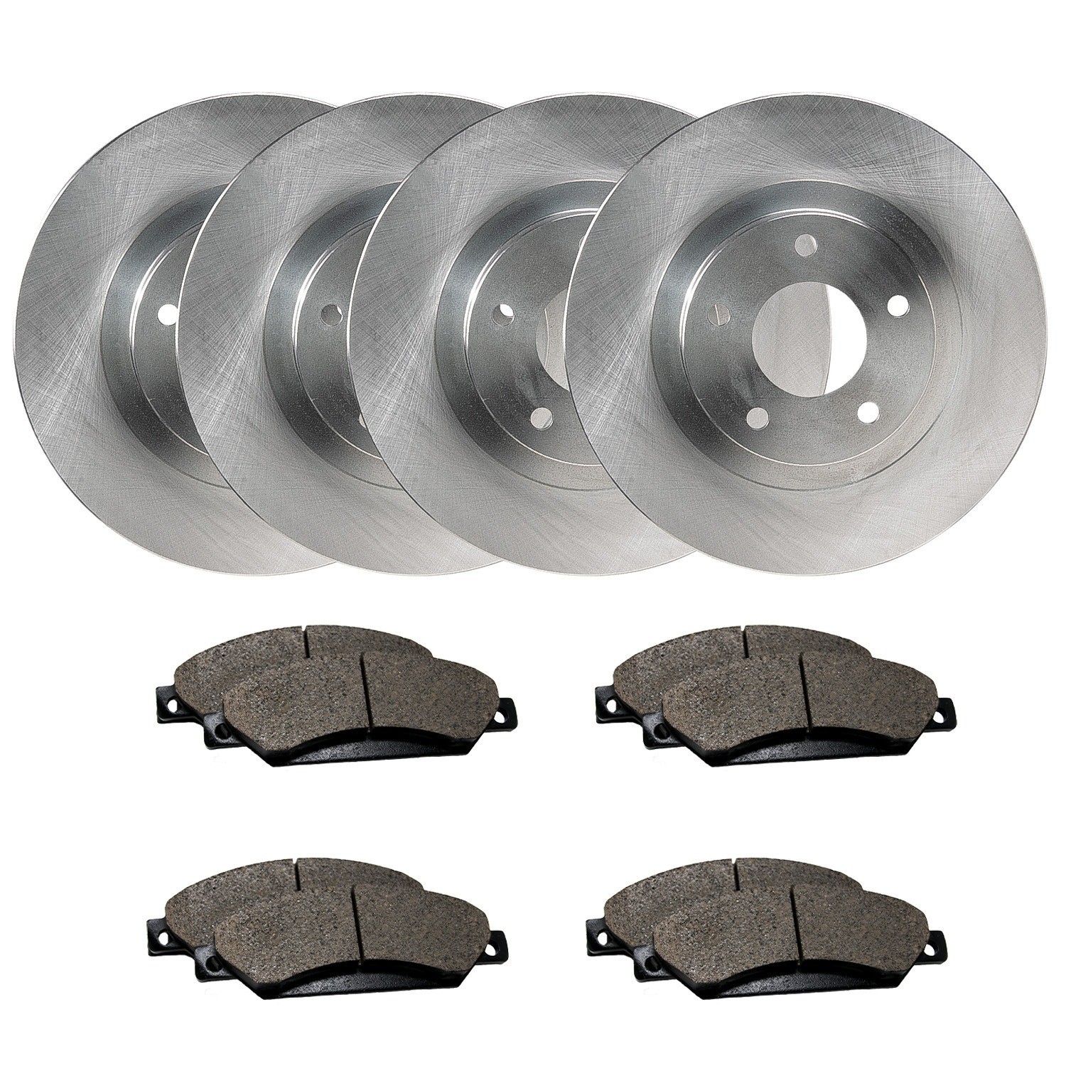Front & Rear Brake Rotors + Ceramic Pads for 2015 2016 2017-2020 Acura TLX