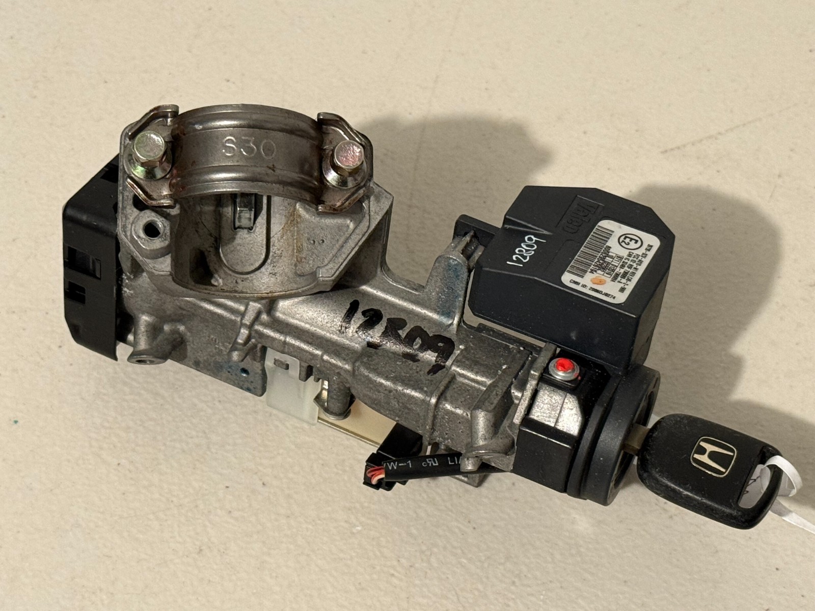 08 09 10 Honda Odyssey Ignition Switch Lock Cylinder Assembly Key 39730-SCV-A010