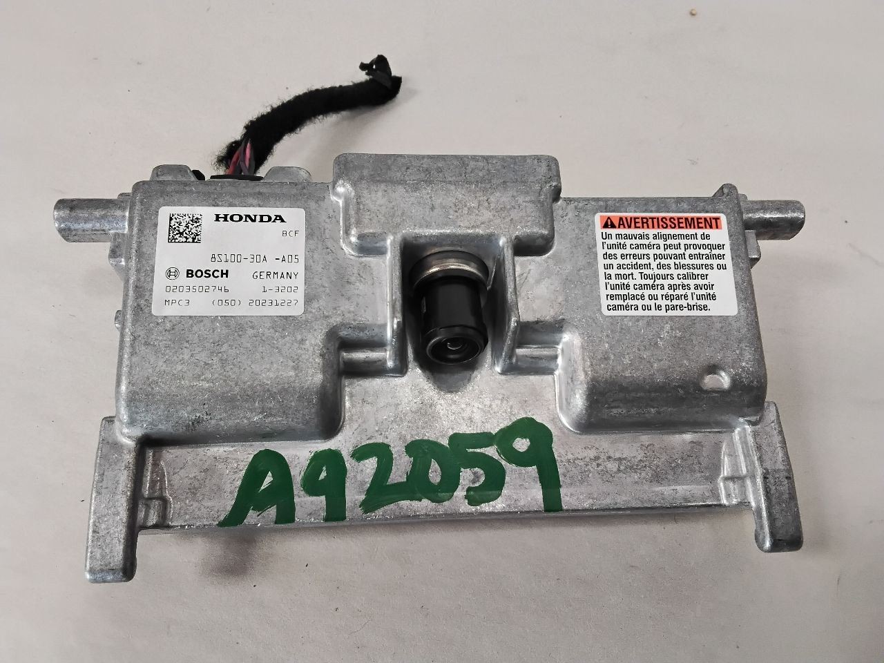 Camera/Projector Camera Windshield Mounted Hybrid Fits 23-24 ACCORD 132461