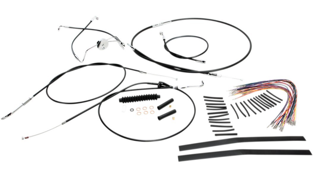 Magnum Shielding XR Handlebar Install Kit Ape Hangers Harley 96-06 FLH 489282