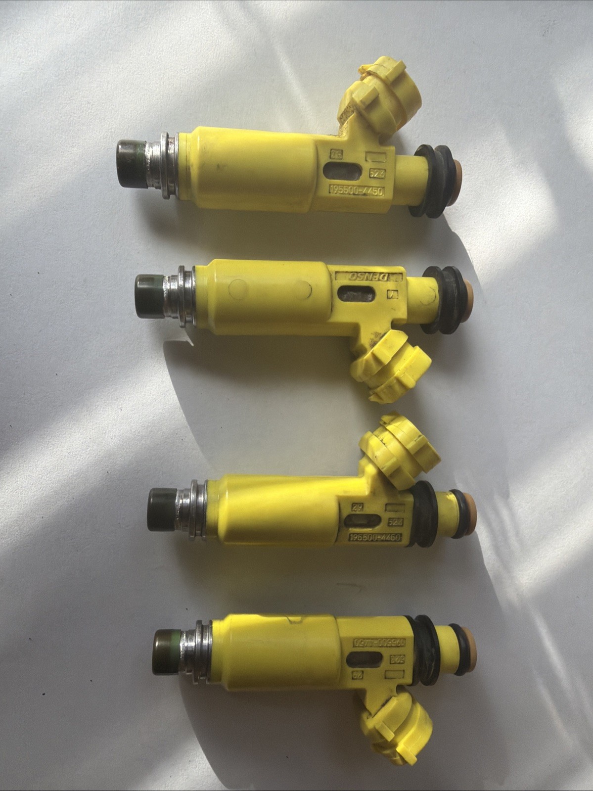 2004-2008 Mazda RX-8 OEM Denso Yellow Fuel Injector 195500-4450 13B Renesis 4pk