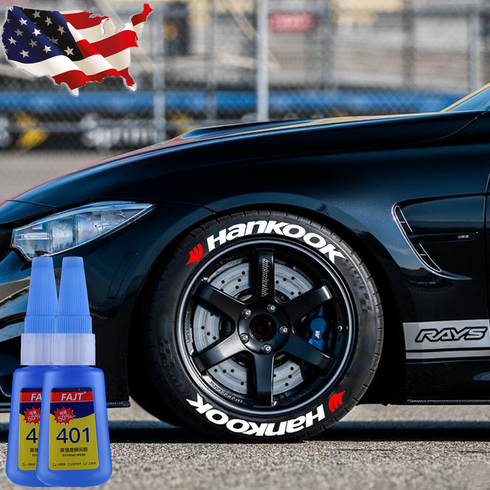 8X HANKOOK Tire Lettering Sticker 1.38