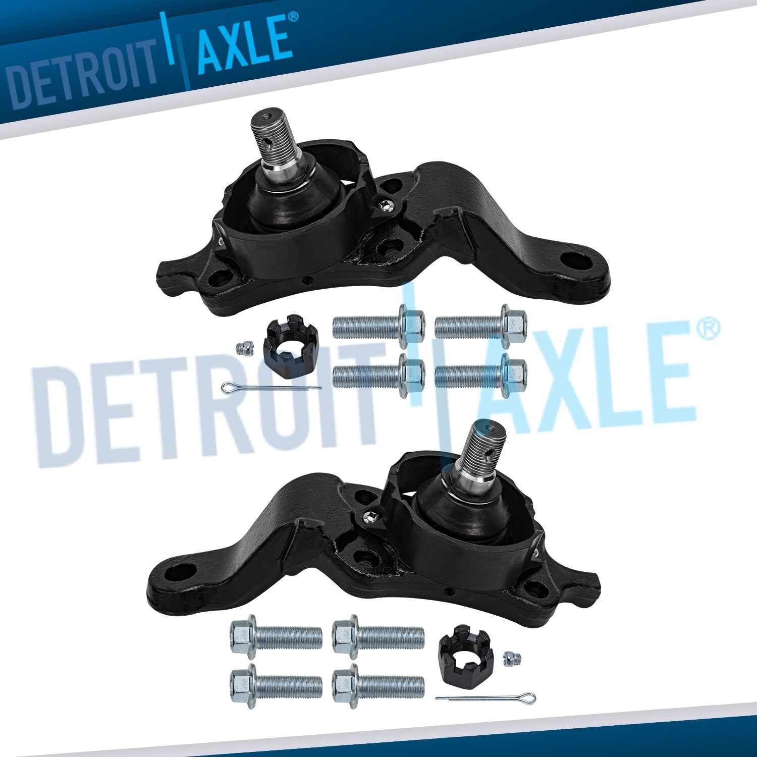 Both (2) New Front Lower Suspension Ball Joints for 2004 2005 2006 Toyota Tundra