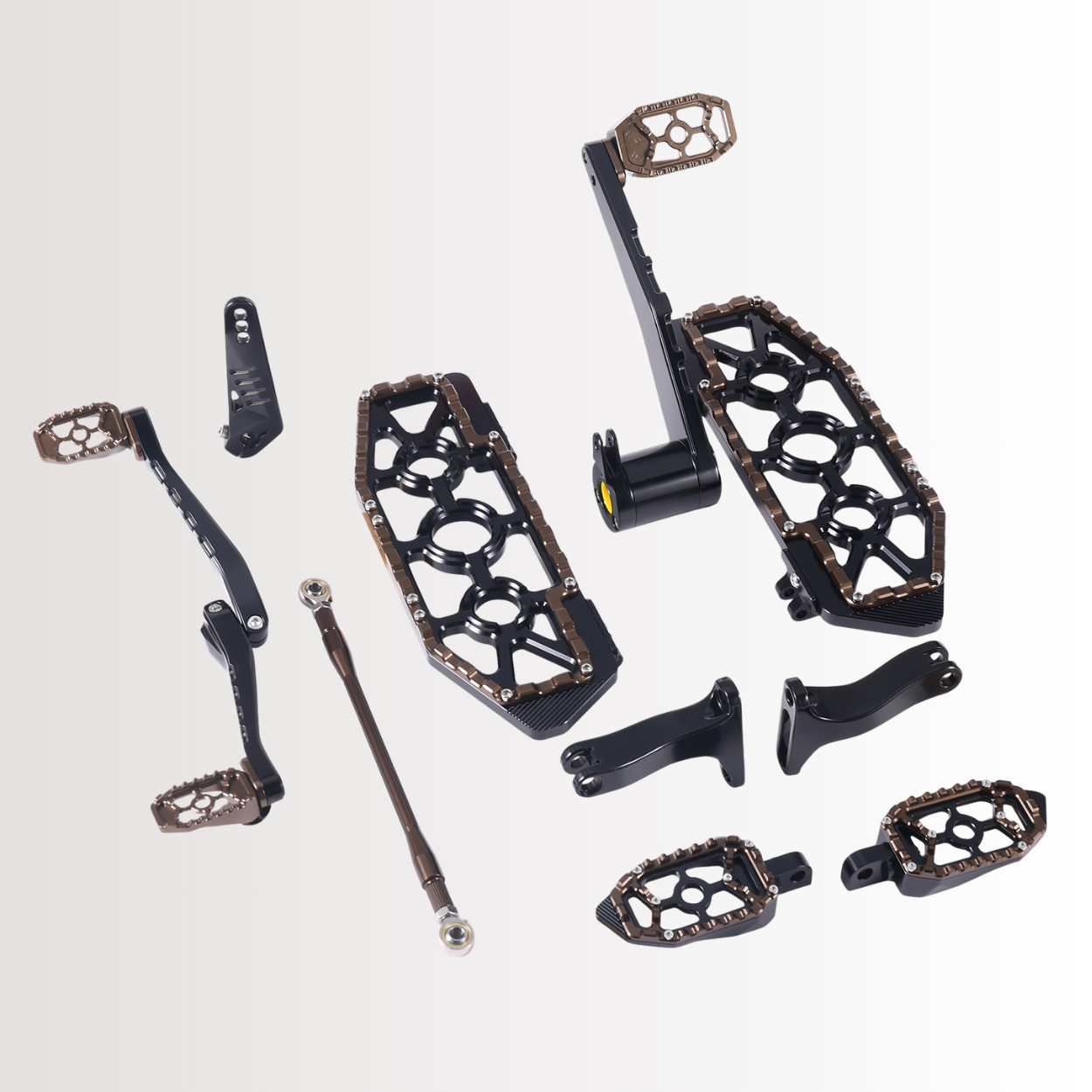 Bronz MX Floorboards Brake Arm lever for For Harley Touring Electra Glide2014-Up