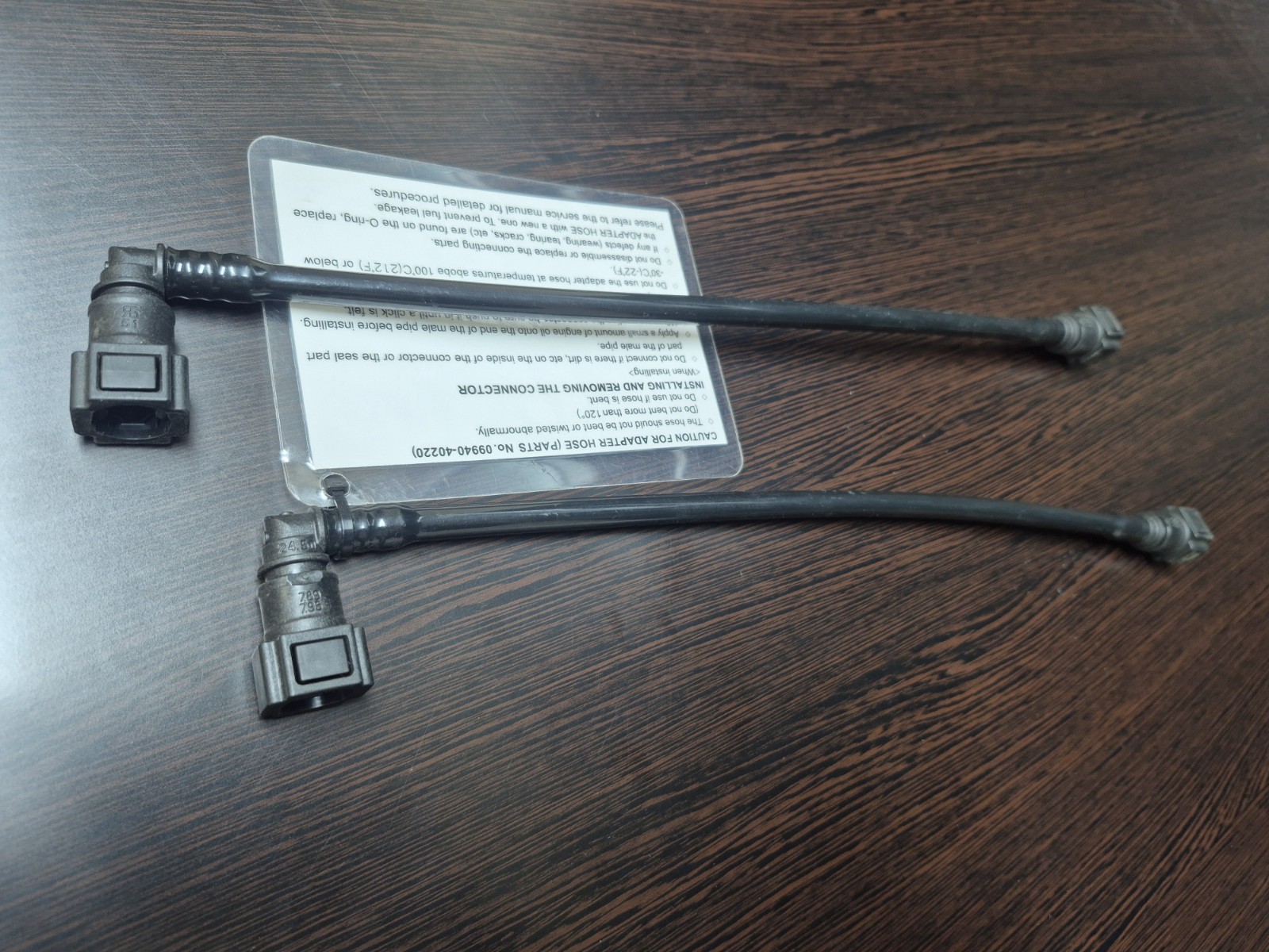 NOS OEM SUZUKI GSX-R600/1000 DL1000 FUEL PRESSURE HOSES ONLY 09940-40220 Read