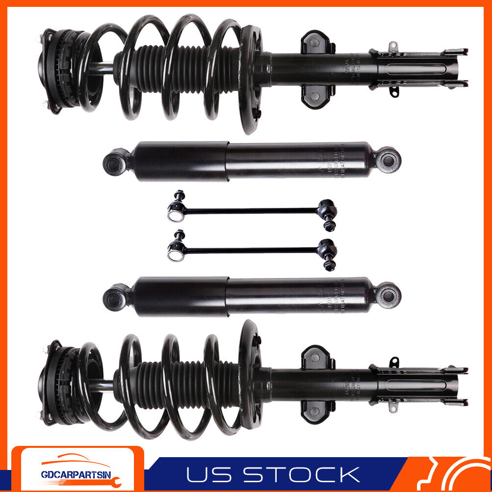 Fits 2008 - 2016 Chrysler Town & Country Front Rear Struts and Shocks Sway Bar