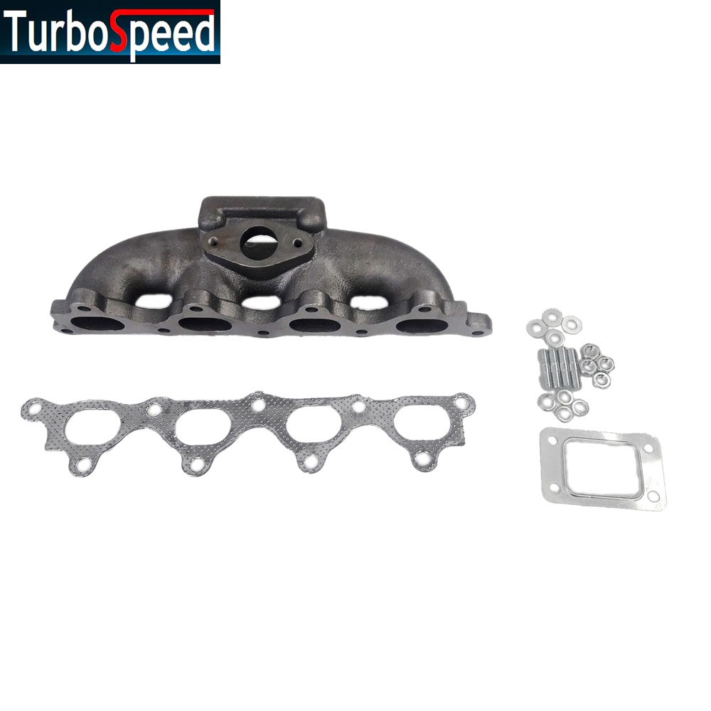 New Cast Iron Turbo Exhaust Manifold T3 Flange For 92-96 Prelude 90-93 Accord