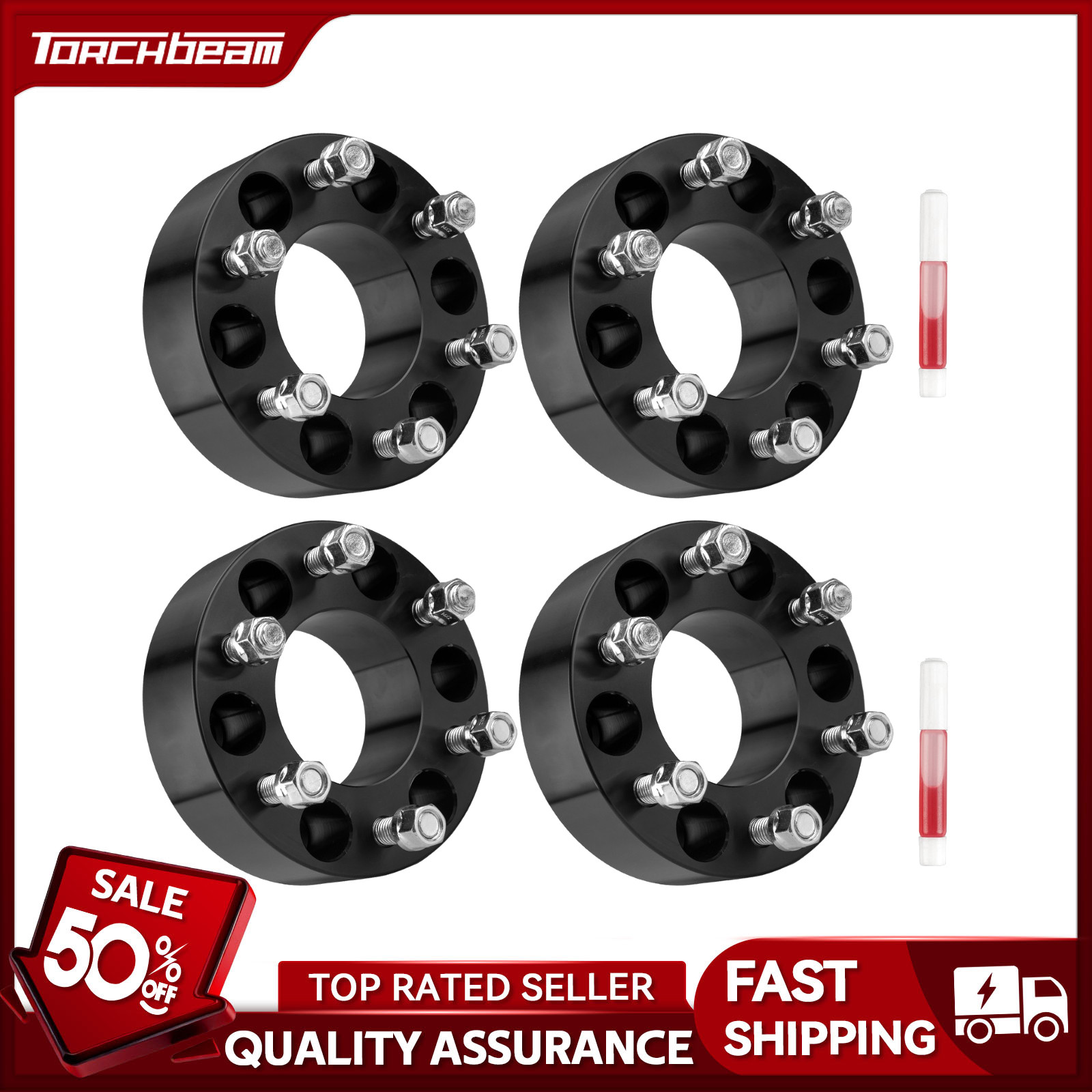 4x 5x4.5 to 5x5.5 Wheel Adapters 1.25inch 73mm 1/2\