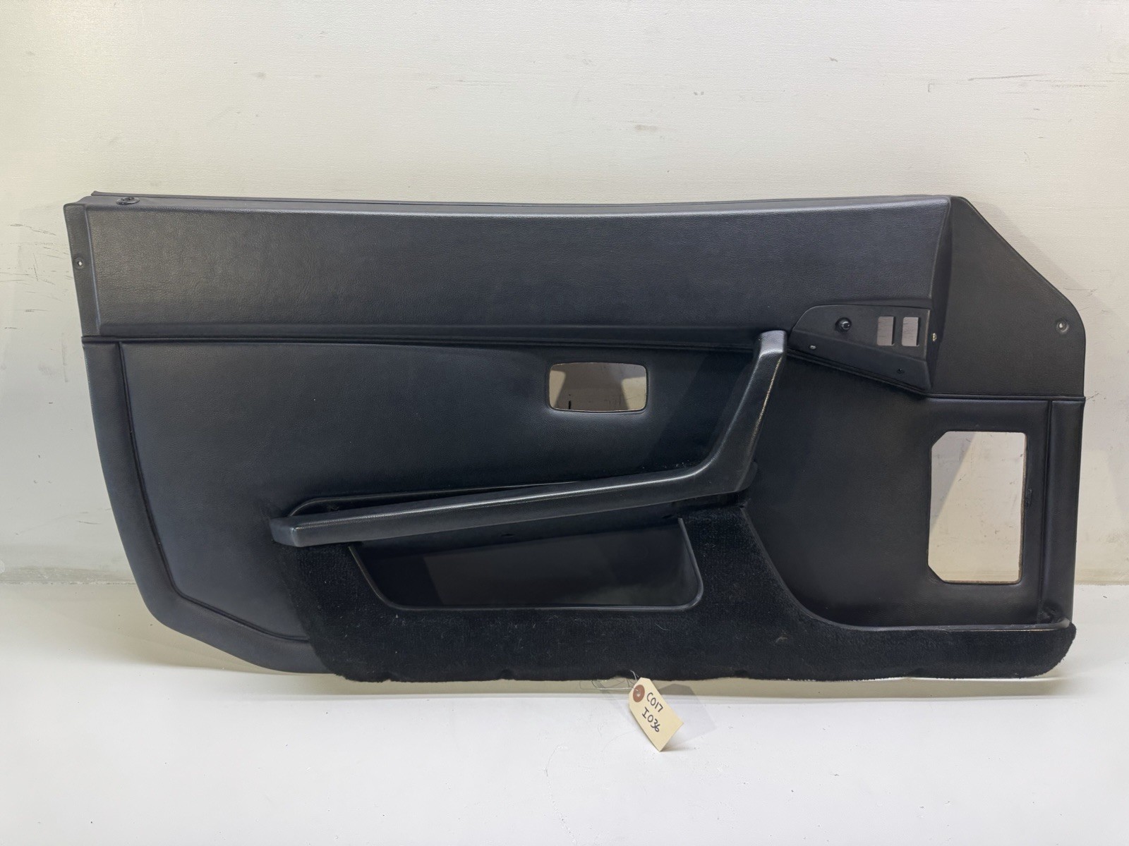 1986-1991 Porsche 944 Driver/ Left Door Panel W/ Pockets & Armrest