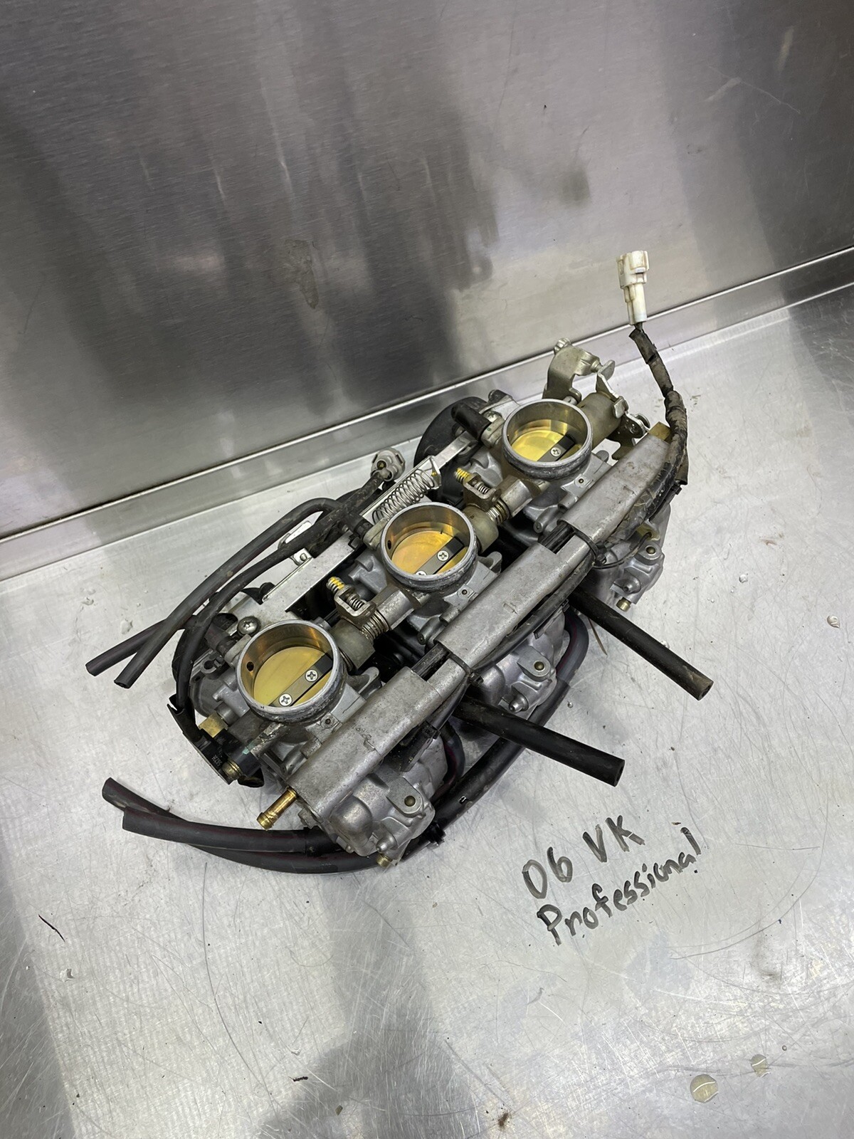 2006 08 YAMAHA Viking VK Professional VENTURE RS FLATSLIDE CARBS Carburetor Set 2006 08 YAMAHA Viking VK Professional VENTURE RS FLATSLIDE CARBS Carburetor Set
