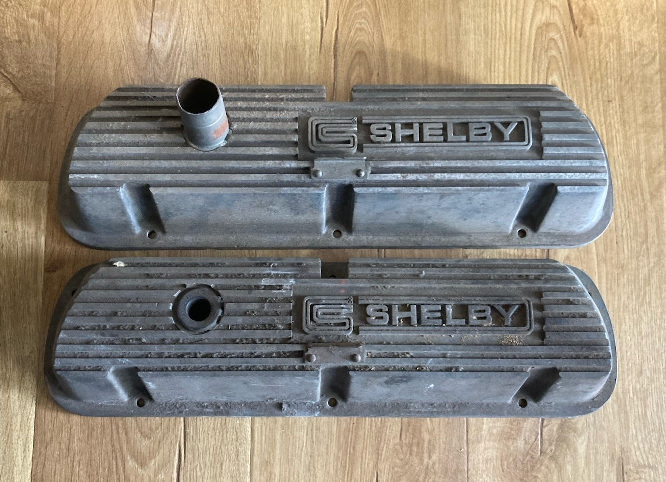Vintage Used 1968 1969 Ford Shelby Mustang GT350 Valve Covers 302 351