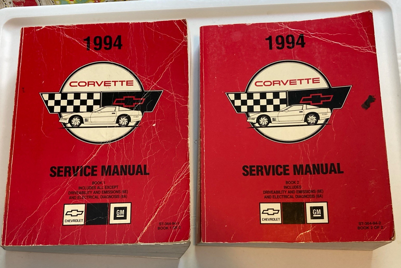 Original 1994 Chevrolet Corvette Shop Service Manual Vol 1 2 Set 94 Chevy Repair Original 1994 Chevrolet Corvette Shop Service Manual Vol 1 2 Set 94 Chevy Repair
