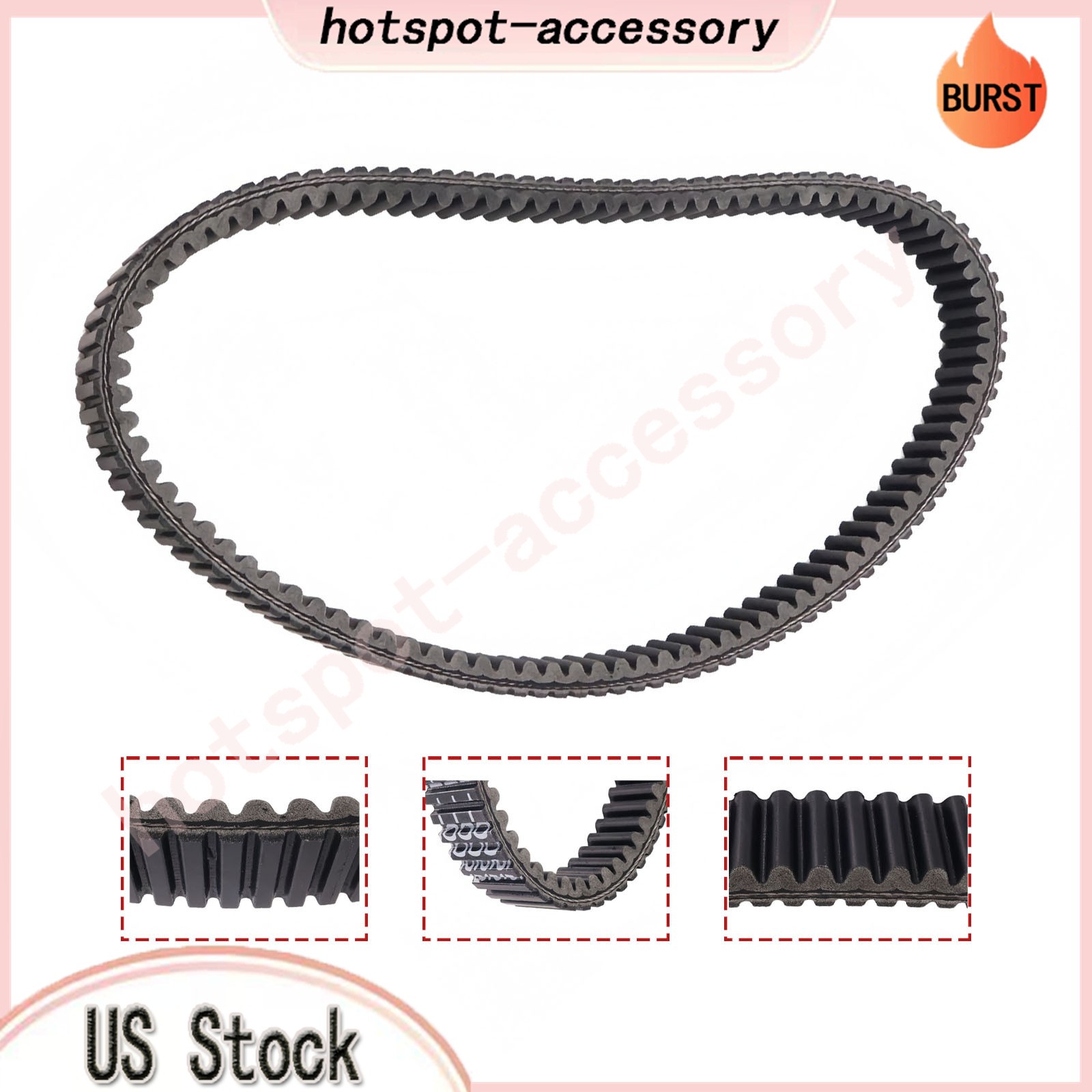 CVT DRIVE BELT 59011-0065 For 2024-25 KAWASAKI RIDGE / RIDGE XR DRIVE BELT