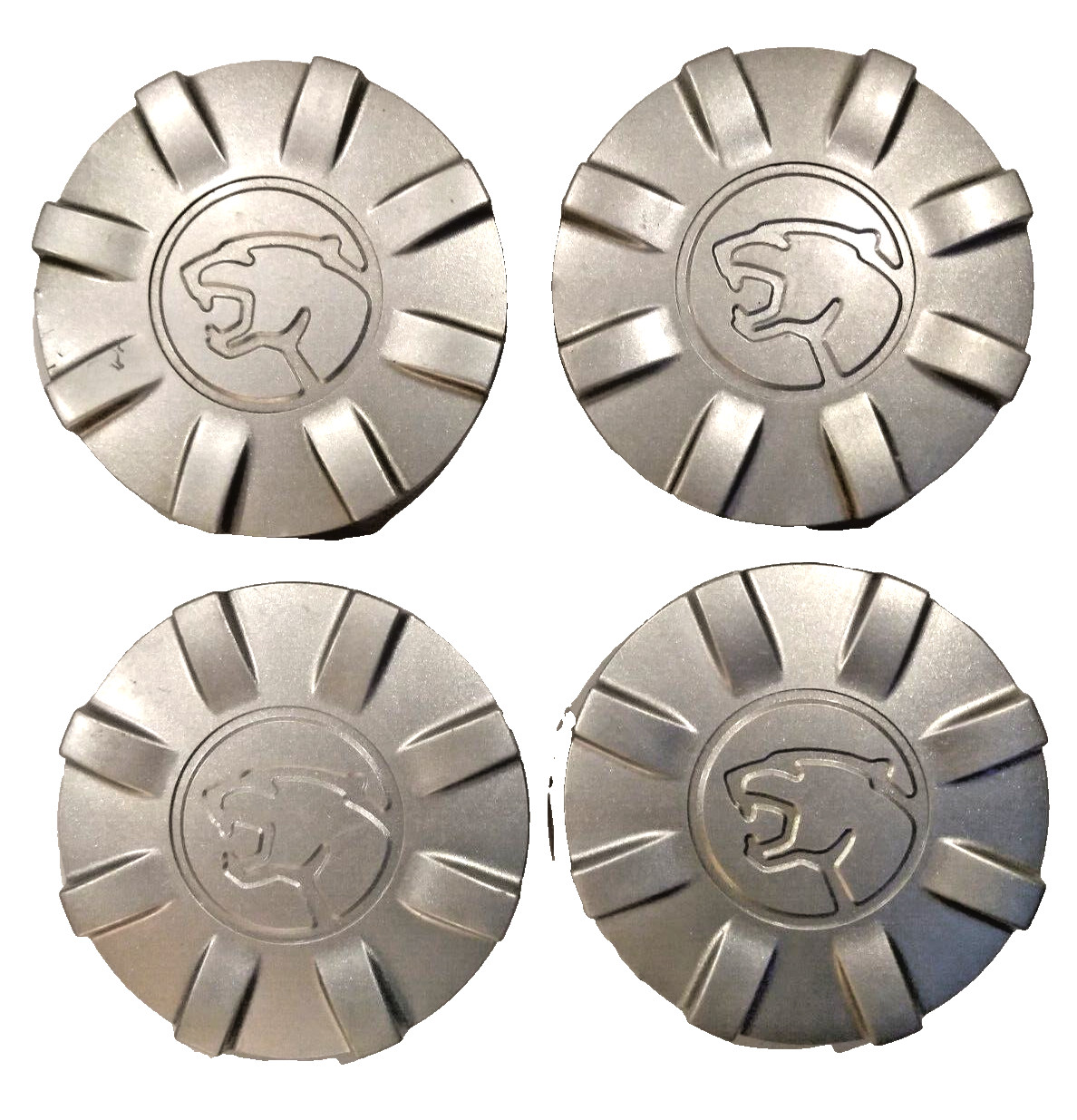 Set of 4 1993-96 Mercury Cougar Silver OEM Wheel Center Cap # F3WC-1A097-AA