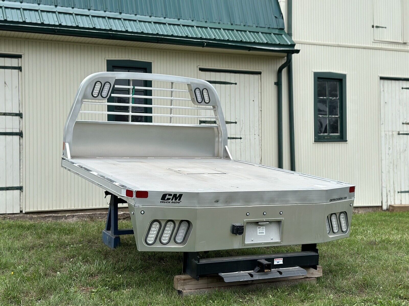 New Aluminum ALRD CM Flatbed Body, Fits: Ford, Chevy, Ram Long bed