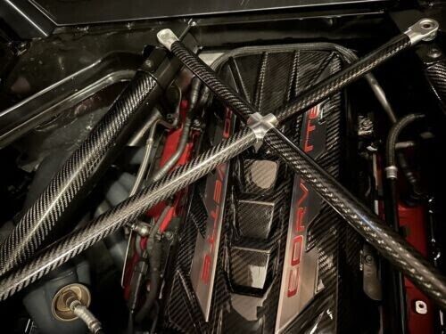 C8 Chassis Cross Brace, improve rigidity by 8%, performance accessory