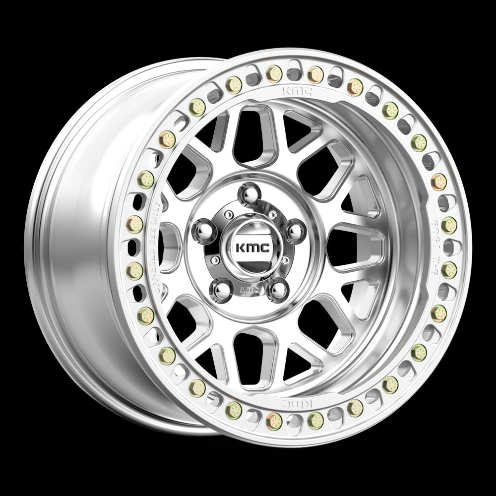17x9 KMC KM235 Grenade Crawl Beadlock Machined Wheel 5x5 (-38mm)