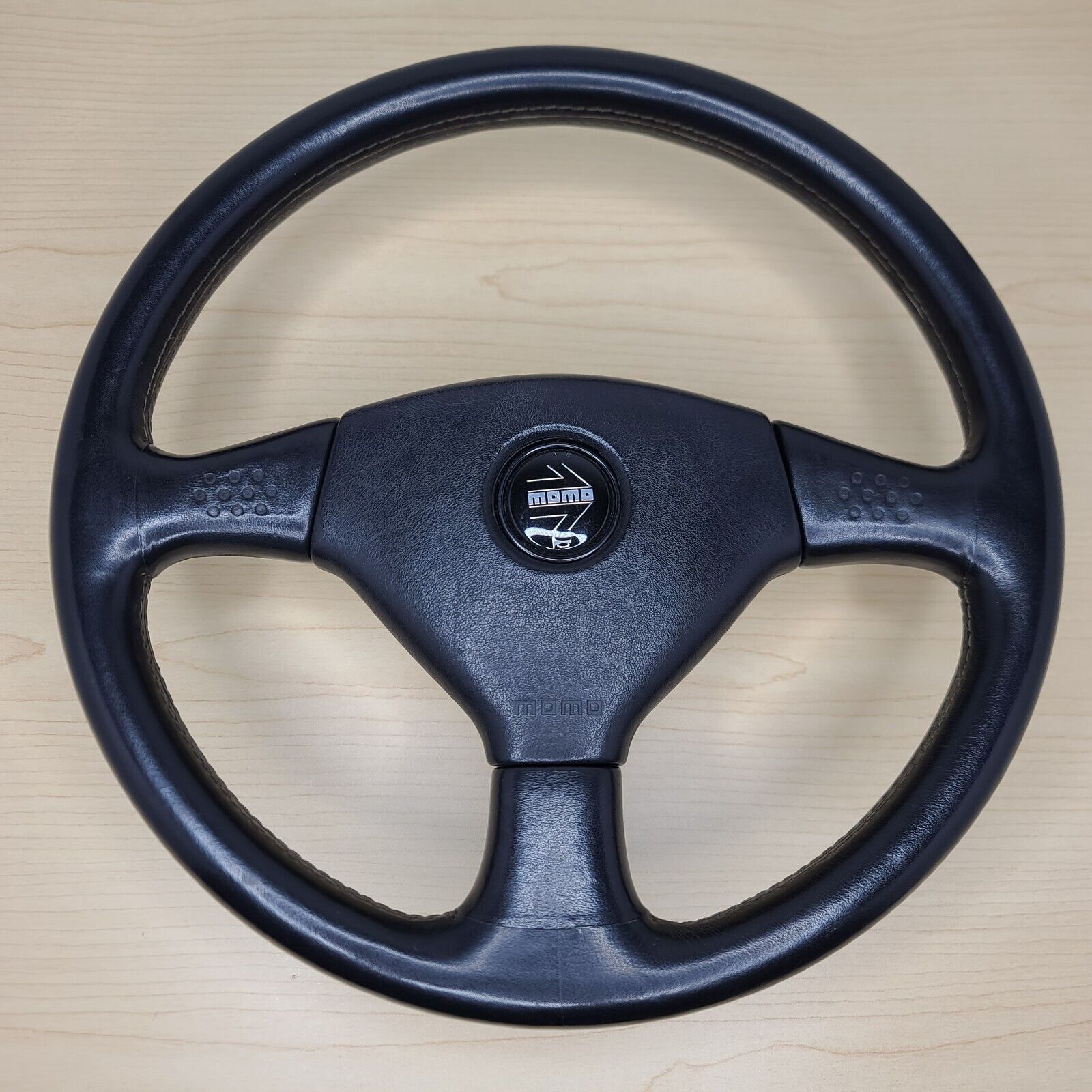 Momo Cobra III racing steering wheel like Speed 3 Ghibli rare vintage JDM #10