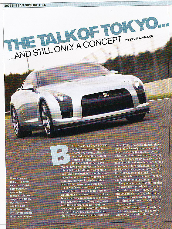 2006 Nissan GT-R Proto - Classic Article D38