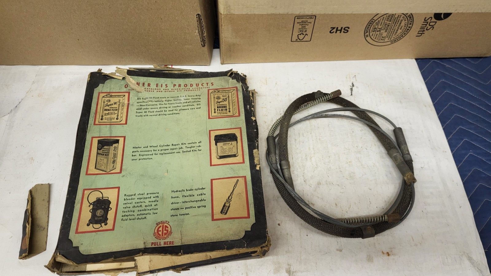 NOS 1942-48 Buick Roadmaster Super 8 EIS Rear Brake Cable 1575 Vintage OE