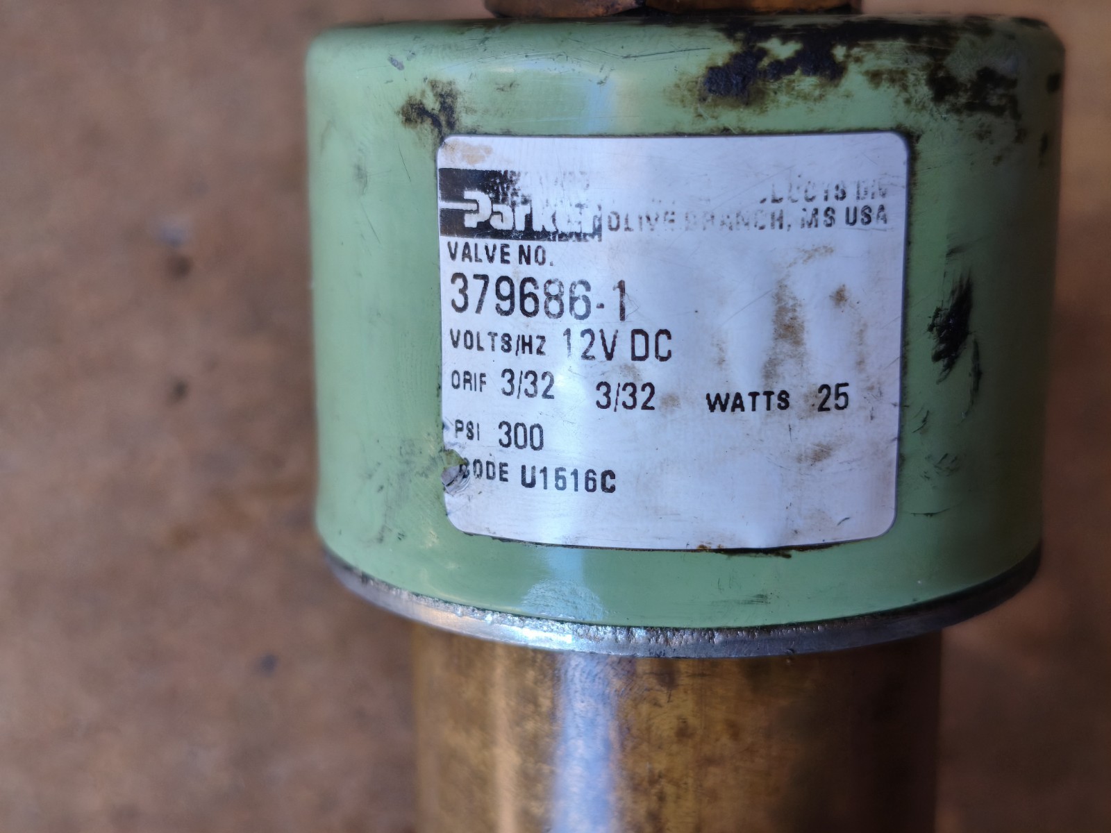 379686-1 PARKER CHELSEA.   PTO solenoid Valve.  GENUINE PARKER CHELSEA BRAND NEW
