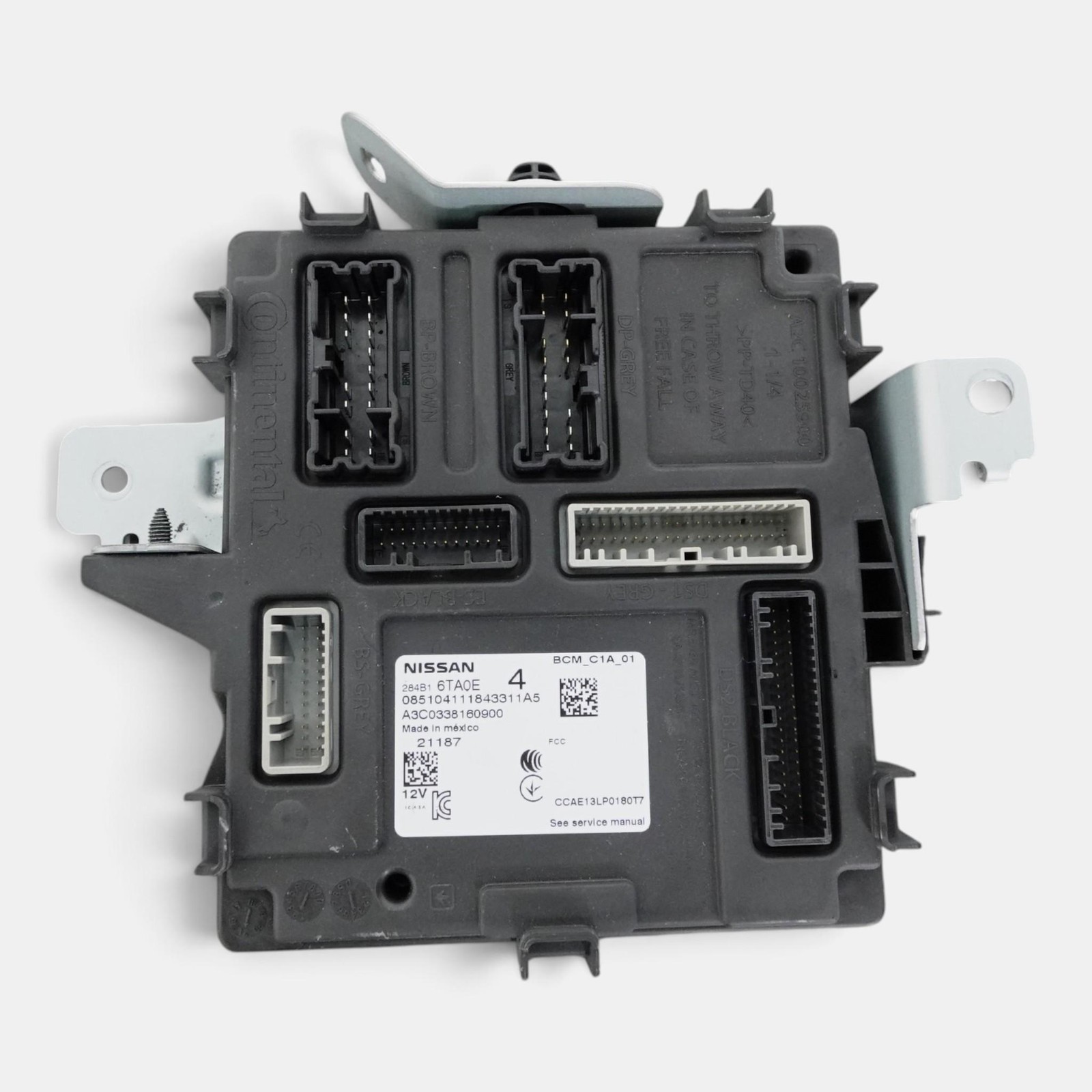 2022 NISSAN PATHFINDER BCM BODY CONTROL MODULE IBU UNIT COMPUTER BRACKET SYSTEM