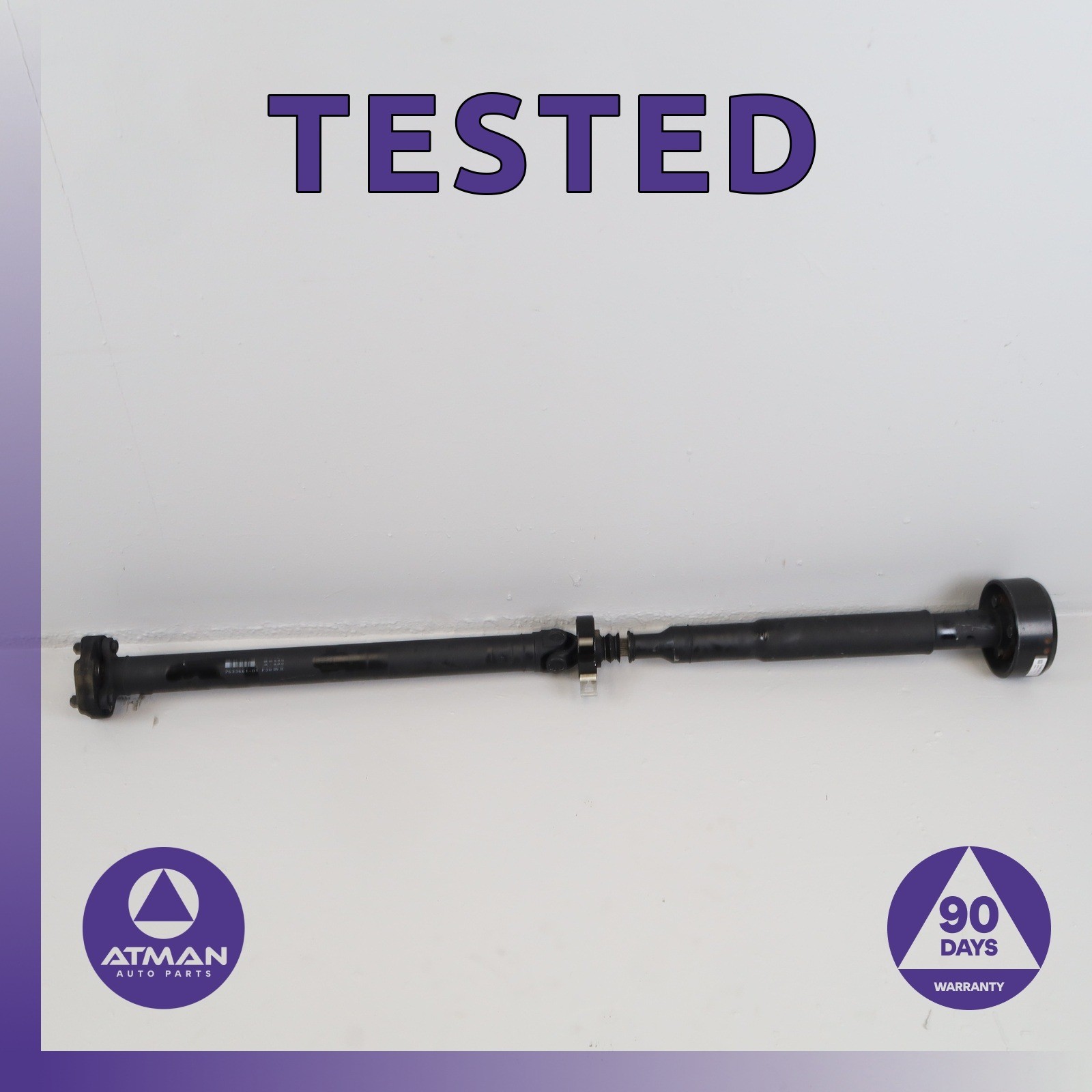 12-16 BMW F30 328i 428i Rear Axle Driveshaft Drive Shaft OEM