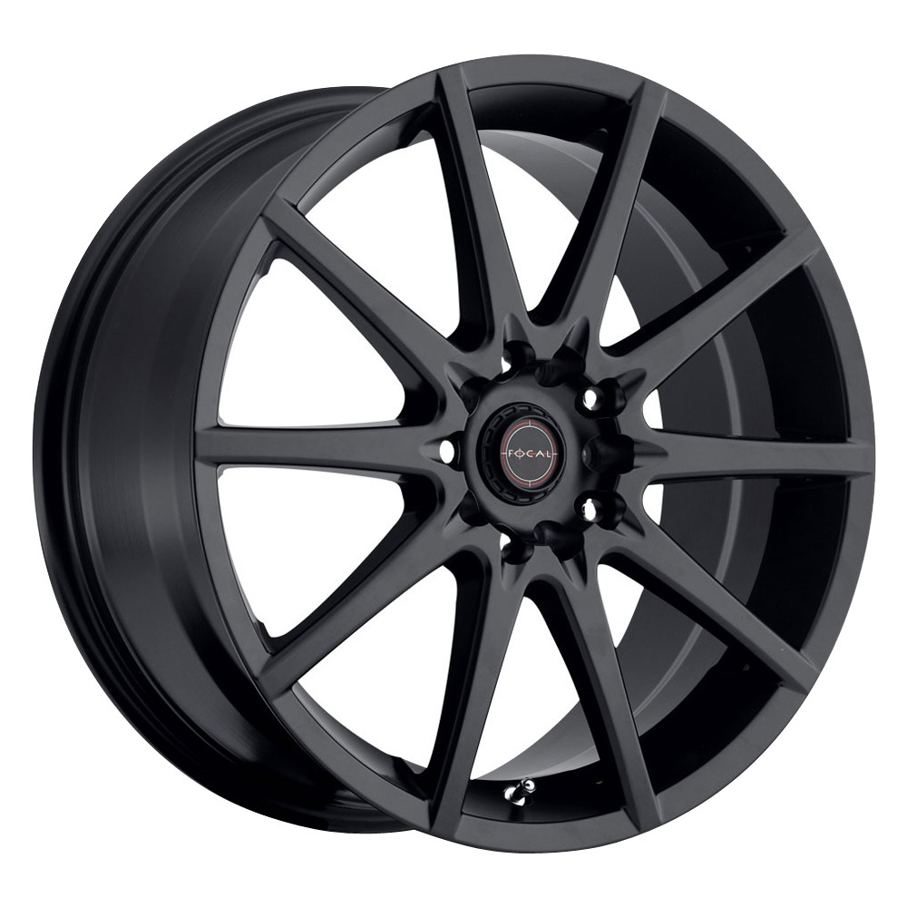 FOCAL 428 F04 Rim 16X7 4X100/4X108 Offset +42 Satin Black (Quantity of 1)