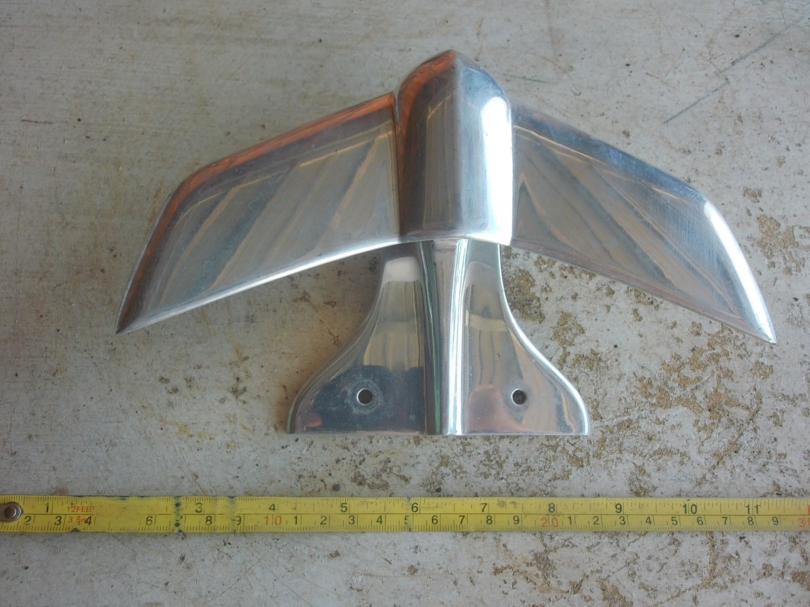Vintage Solid Condition Peterbilt Hood Ornament Pull L53-6007-REV Lot 26-47-CH-C