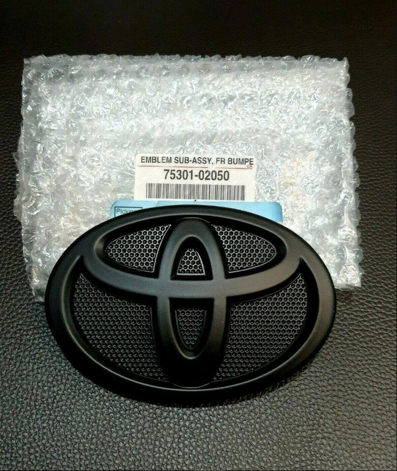 09-13 Toyota Corolla Front Grille Emblem Badge Matte Black 2009-2013 Logo 09-13 Toyota Corolla Front Grille Emblem Badge Matte Black 2009-2013 Logo