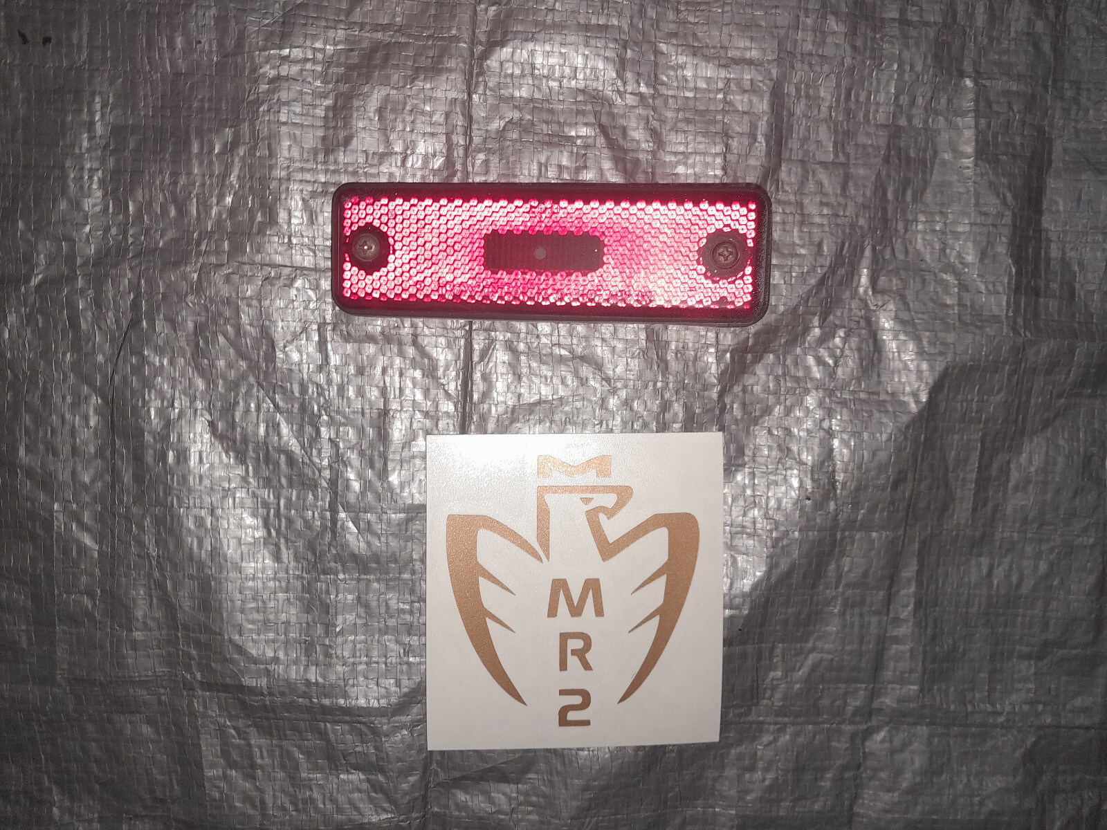 85-89 TOYOTA MR2 RIGHT PASSENGER REAR SIDE MARKER LIGHT 1985-1989 RH RED 85-89 TOYOTA MR2 RIGHT PASSENGER REAR SIDE MARKER LIGHT 1985-1989 RH RED