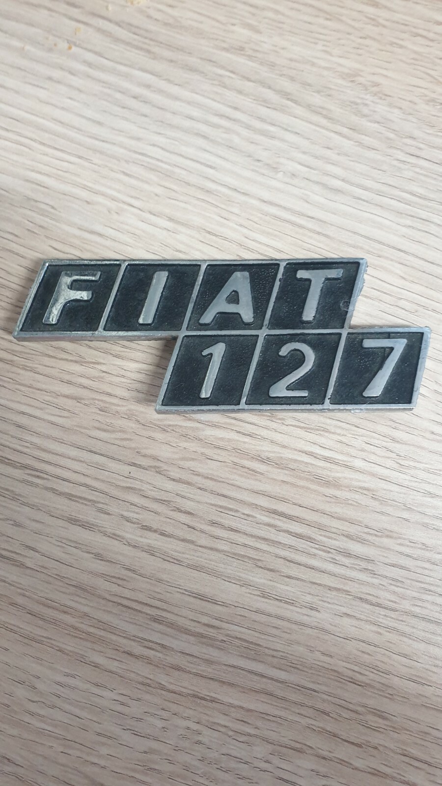 Frieze Emlema Logo Rear Fiat 127 Metal Frieze Emlema Logo Rear Fiat 127 Metal