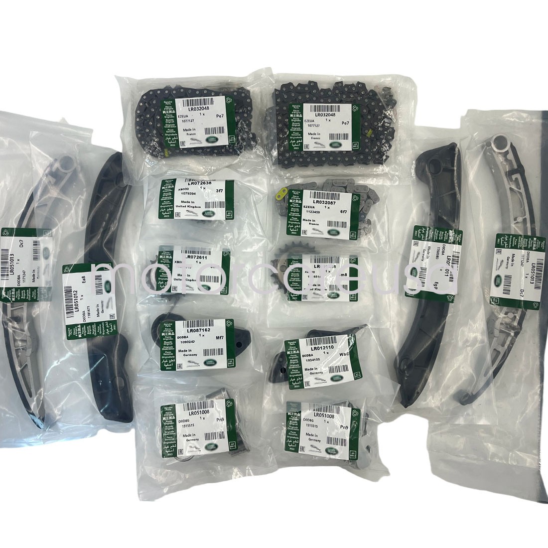 14PCs Timing Chain Kit For 10-15 Land Rover LR4 Range Rover 3.0L 5.0L V8 DOHC