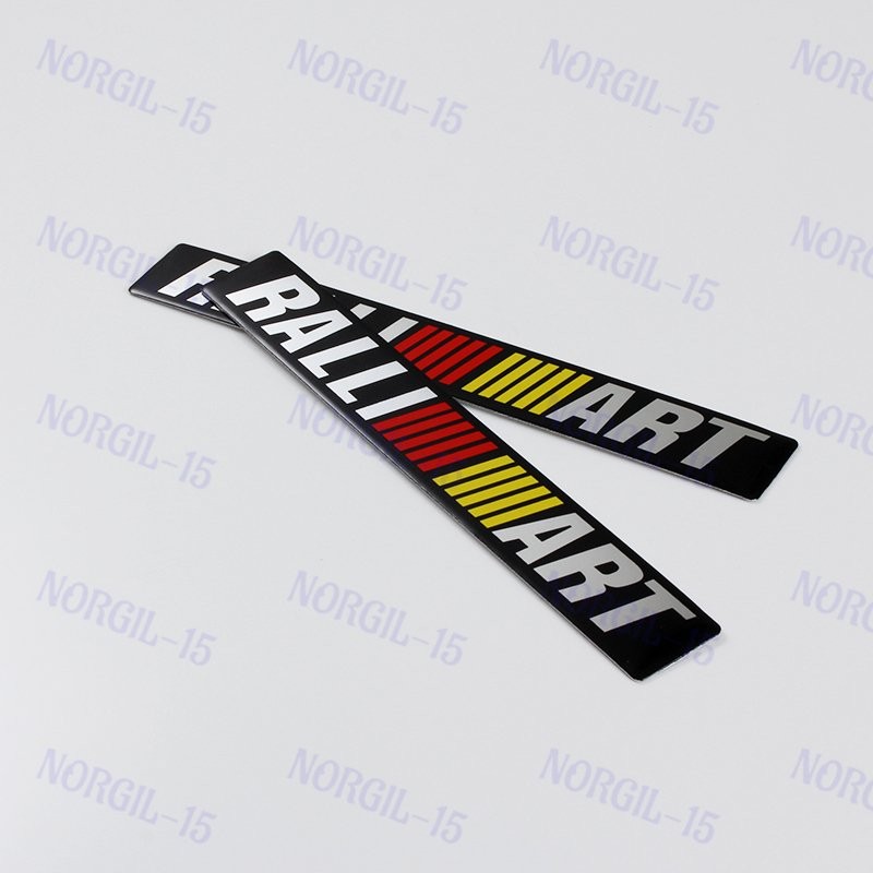 Ralliart Car Fender Hood Sticker Badge Decal Emblem for Mitsubishi Lancer EVO X2