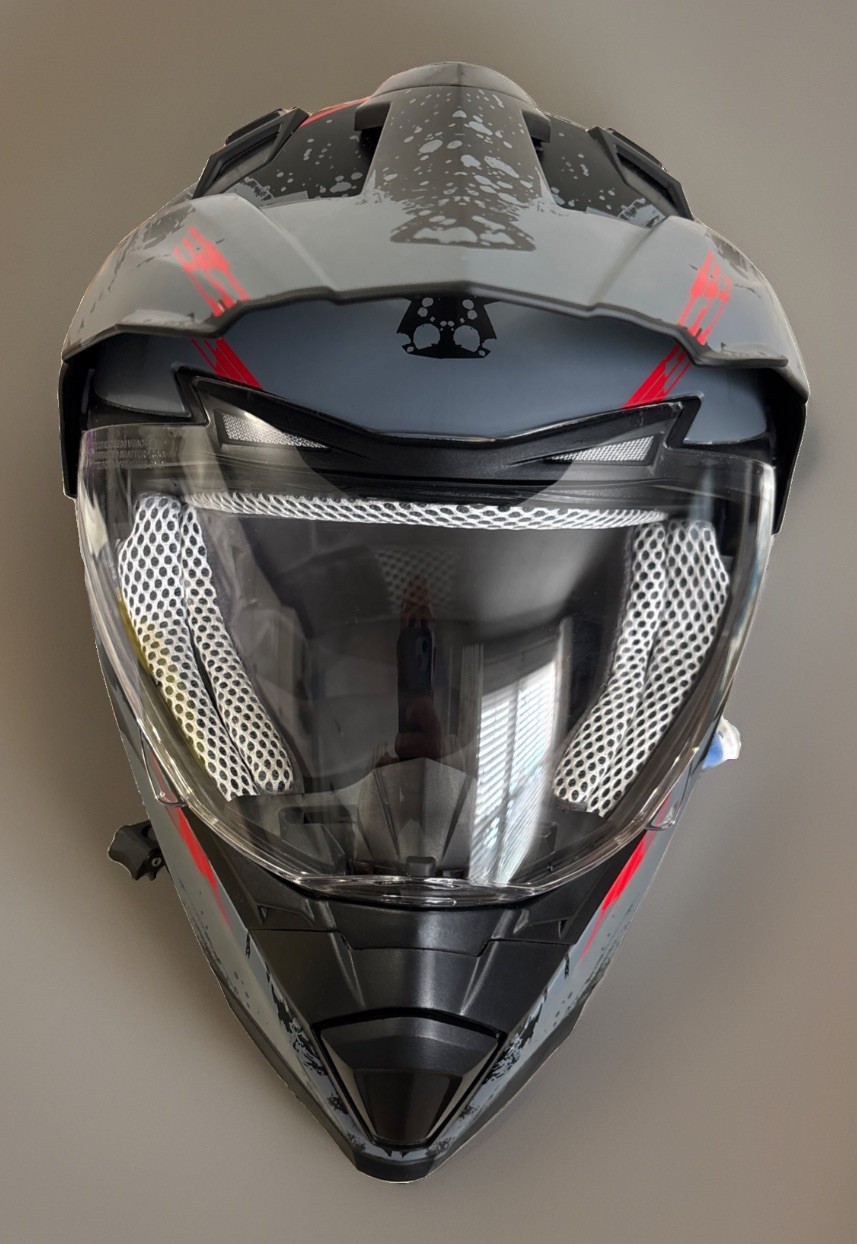 ILM Off Road Motorcycle Dual Sport Helmet Full Face Sun Visor Dirt Bike/ ATV DOT