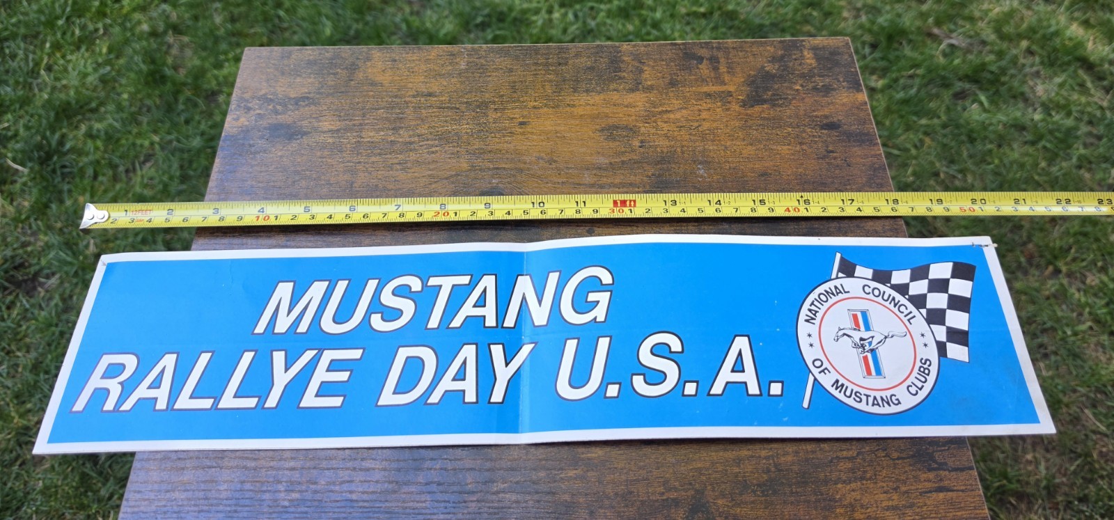 Mustang Rallye Day Decal Original Vintage NOS Mustang Rallye Day Decal Original Vintage NOS