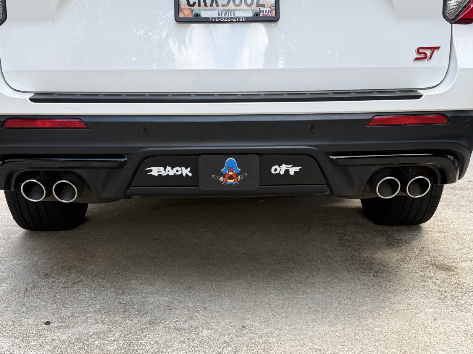 2020-2027 Ford Explorer ST Hitch Cover Yosemite Sam Edition