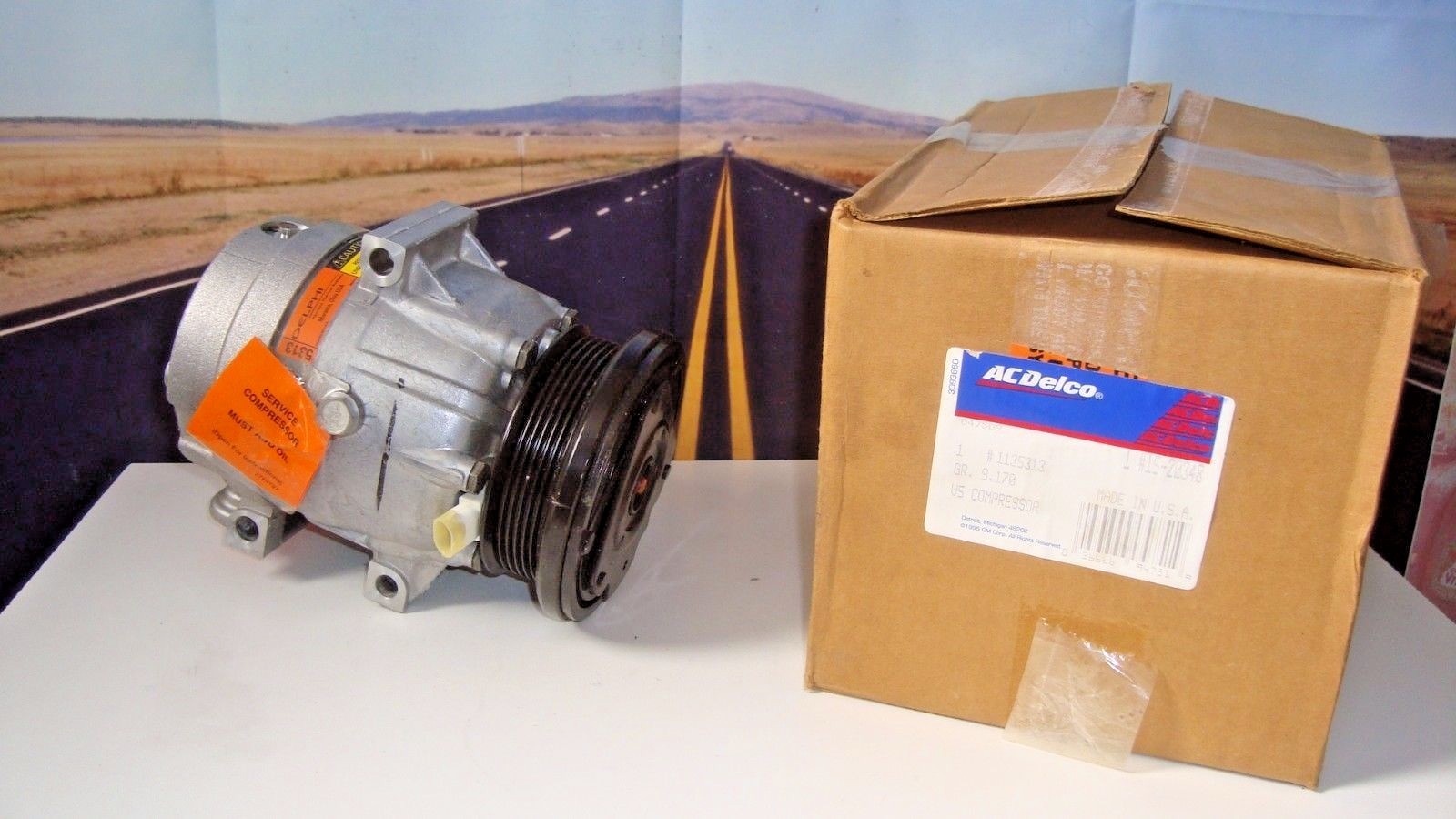 A/C Compressor ACDelco 15-20348 Grand Am Grand Prix Century Impala Monte Olds Y2