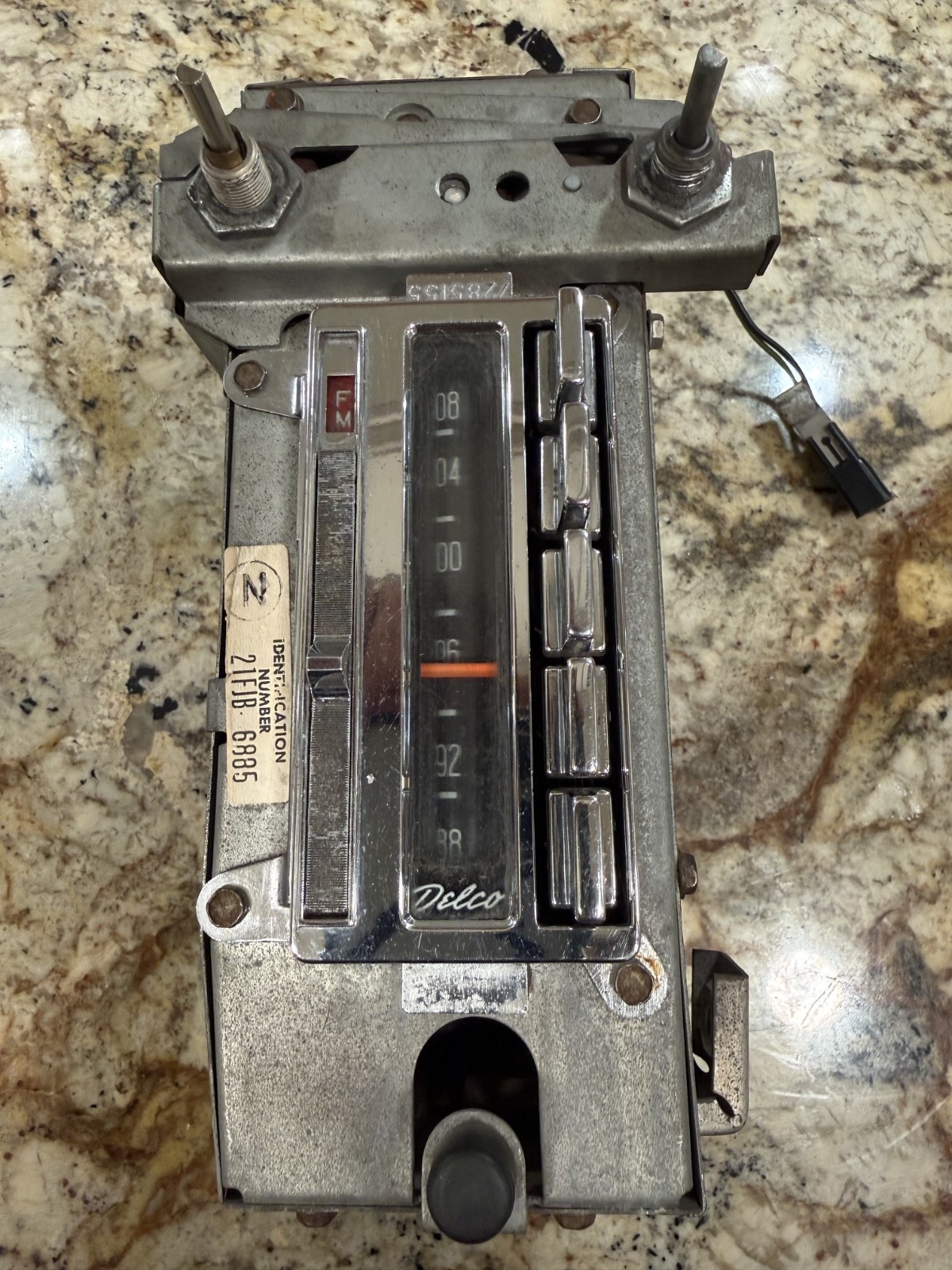 1963 -1964 Corvette AM/FM Delco Radio