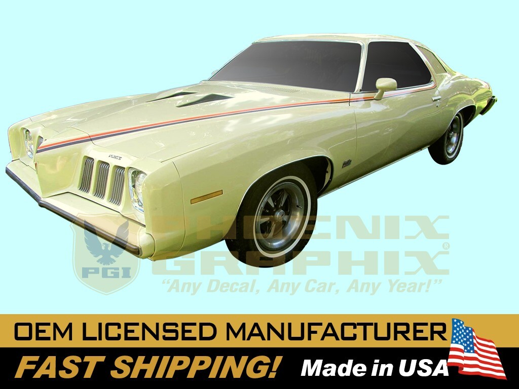 1973 1974 Pontiac Grand Am Decals & Stripes Kit