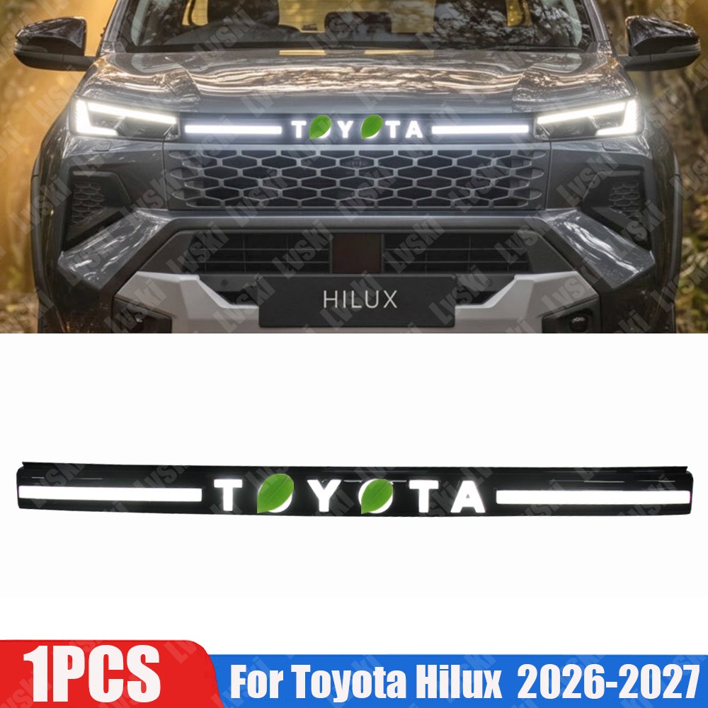 For Toyota Hilux Travo 2026-2027 DRL Turn Signal Front Grille Marker Lights
