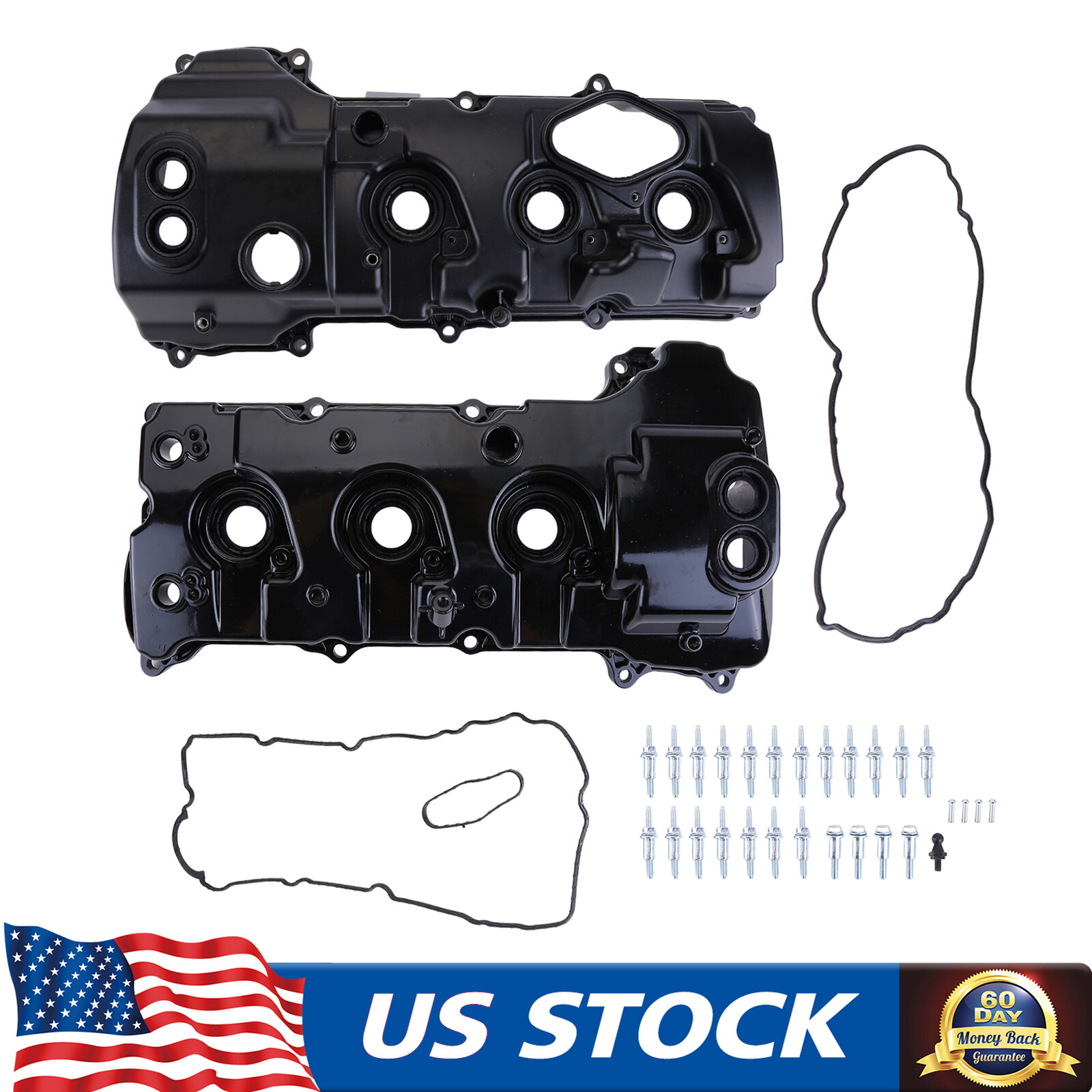 2x Valve Covers Set for 2013-2016 Ford F-150 2015-17 Ford Expedition 3.5L Turbo