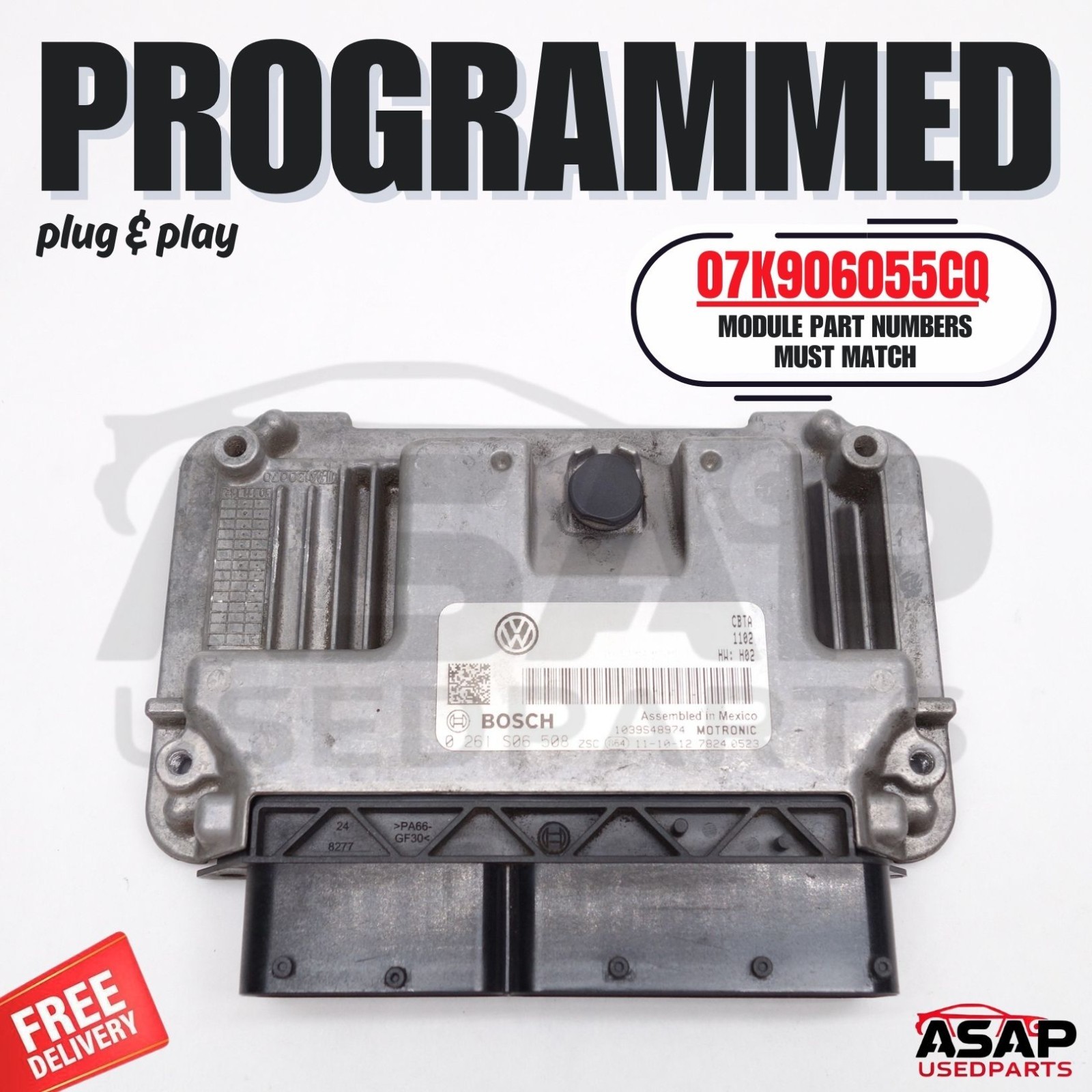 Plug N Go ECM ECU 2.5L VW BEETLE BASE 2012-2014 07K906055CQ 📍 Plug N Go ECM ECU 2.5L VW BEETLE BASE 2012-2014 07K906055CQ 📍