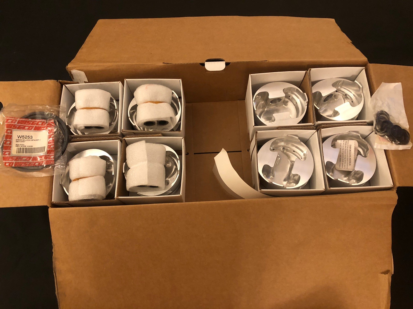 New WISECO ASC-03737 High Performance Piston Set - Complete