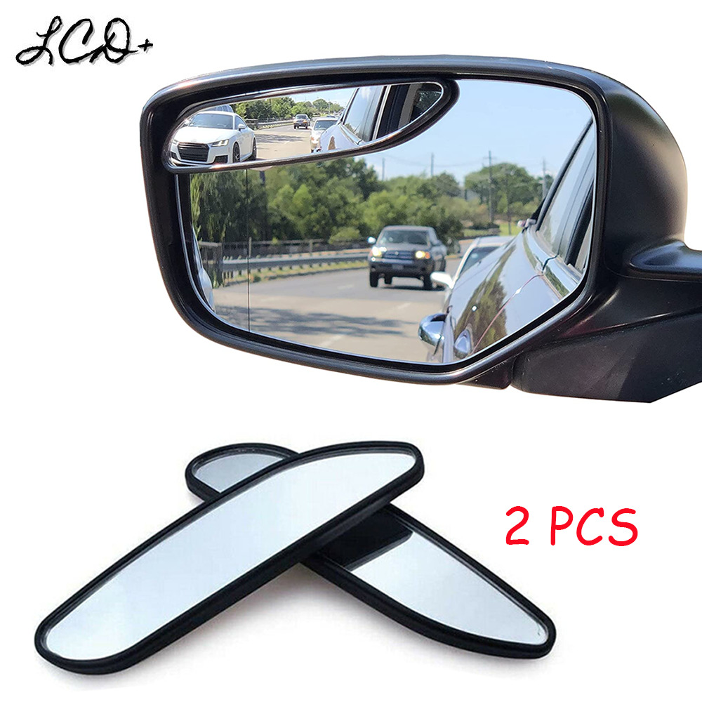 2 PCS Blind Spot Mirror for Cars Auto 360° Wide Angle Convex Rear Side View SUV